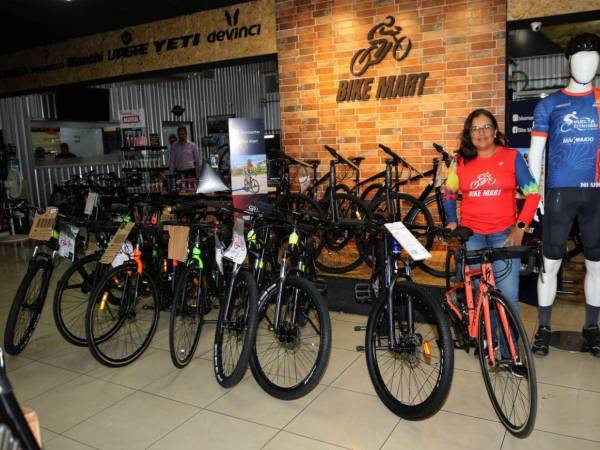 Las bicicletas sorteadas son: siete de ruta, cuatro de montaña y cuatro híbridas.