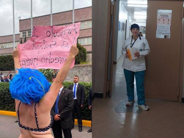 Floridalia Aguilar, quien se hizo viral por su protesta del 15 de septiembre ante el presidente Nasry Asfura, reveló que aún no es doctora y sorprendió al decir lo que hará cuando sea oficialmente médico.