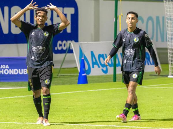 Júnior Padilla anotó uno de los goles del triunfo del Juticalpa sobre Marathón.