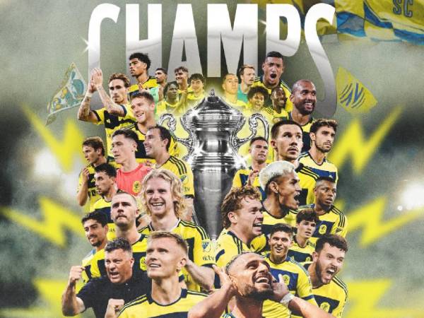 La foto de campeonato del Nashville SC.