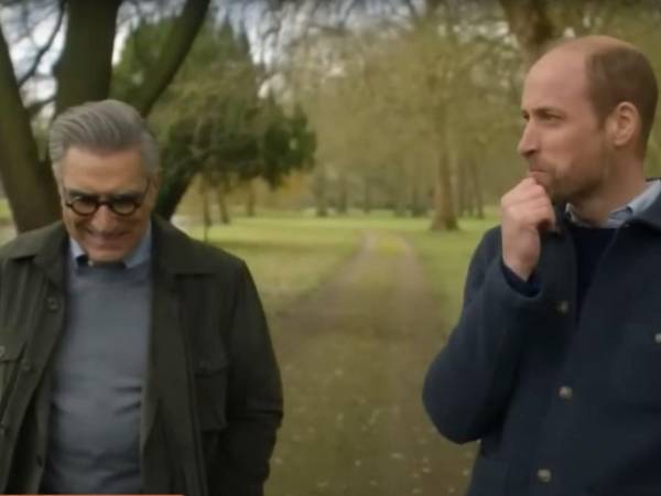 El príncipe William habló del cáncer de su esposa Kate y el de su padre el rey Carlos III.