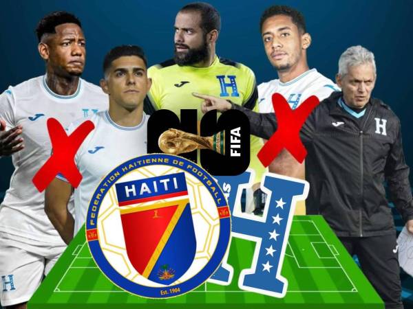 Honduras saldrá con dos cambios respecto a su alineación titular que usó ante Costa Rica. Este será 11 de la Bicolor contra Haití.