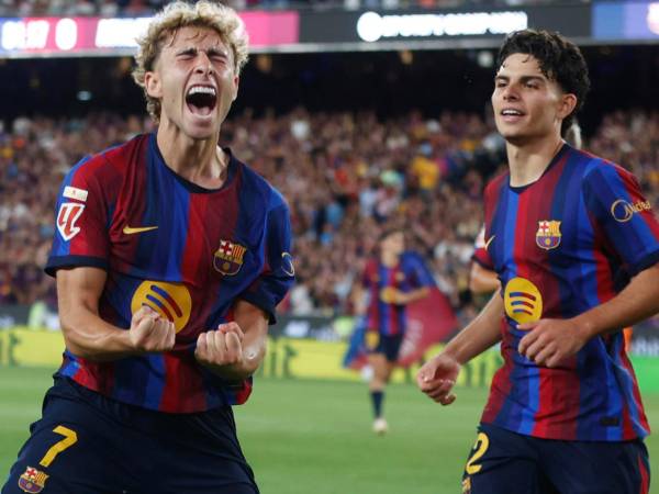 Fermín puso el definitivo tanto del Barcelona para el triunfo sobre el Athletic Club.