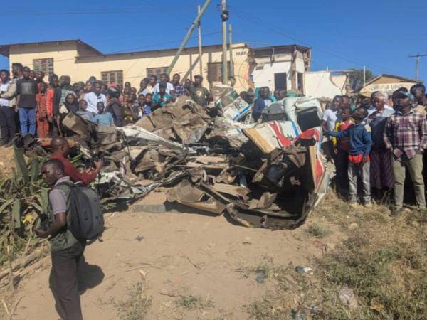 Los accidentes de tráfico son frecuentes en este y otros muchos países africanos debido al mal estado de los vehículos y las carreteras.