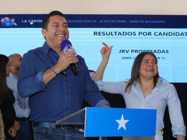 Juan Diego Zelaya asegura que los datos del CNA Y CNE le dan el triunfo en la Alcaldía del Distrito Central, pero dice que va a esperar la declaratoria oficial del órgano electoral.