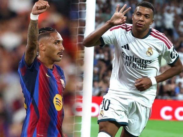 Raphinha, Fermín López y Mbappé se están peleando el liderato de la tabla de goleo con tres.