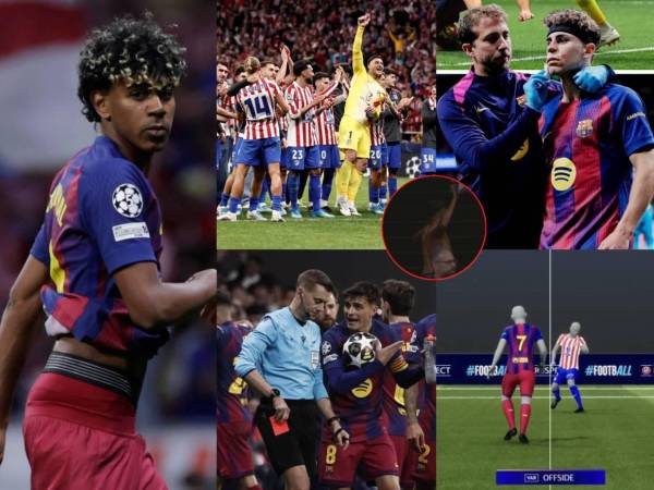 Barcelona quedó eliminado de la Champions League por el Atlético de Madrid. Las mejores postales que dejó el partido.