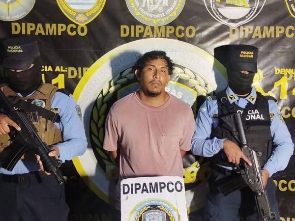 Arlintong Basilio Medina Pavón, presunto gatillero y distribuidor de droga de la Pandilla 18.