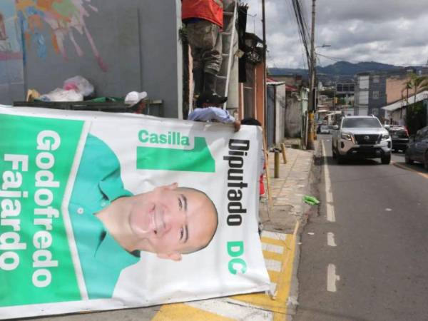 Desde el pasado 3 de diciembre comenzaron las jornadas de limpieza electoral en el Distrito Central.