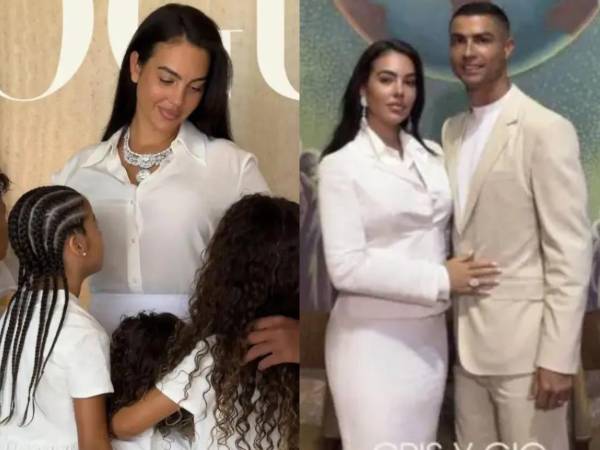 Cristiano Ronaldo y Georgina Rodríguez se casaron sin tener medios en su entorno, nada de invitados, ahora salen a la luz las íntimas fotos de la ceremonia