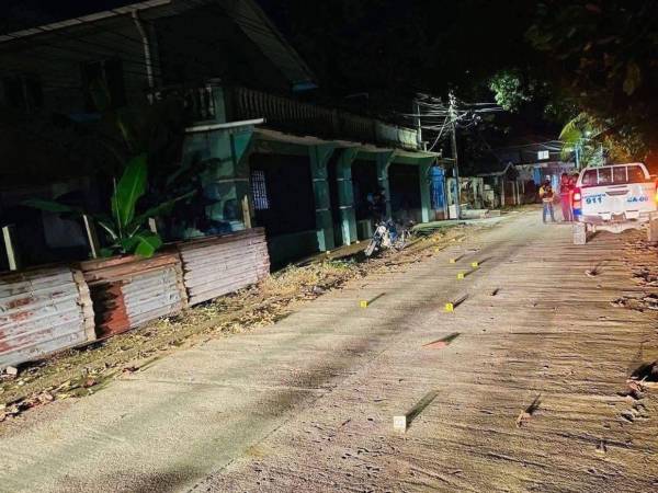 La Policía Nacional de Honduras llegó a la escena e inició las investigaciones del caso.