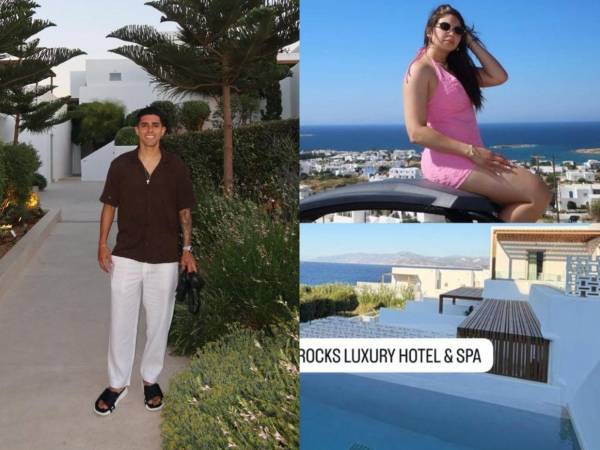 El seleccionado nacional Luis Palma y su bella esposa están disfrutando de unas vacaciones lindas vacaciones en Grecia. Así la pasa la pareja en territorio europeo.