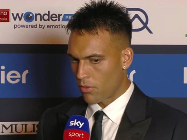 Lautaro Martínez agradeció el interés, pero decidió quedarse en la Serie A con el Inter.