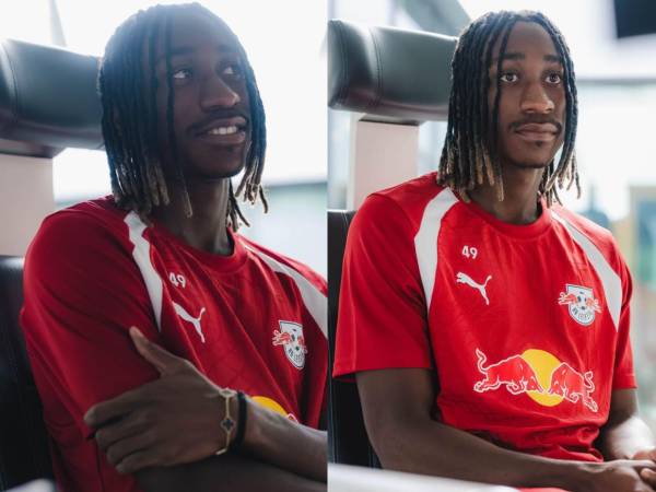 Yan Diomande ha sorprendido al aparecer en entrenamiento del Leipzig.