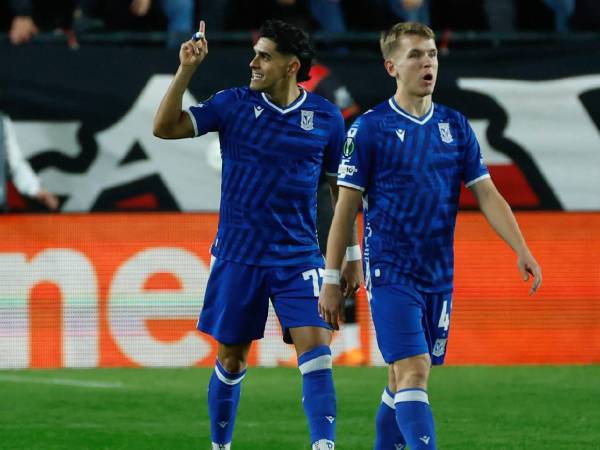 Palma celebra el gol con el que puso a ganar a su equipo desde el minuto 11 de partido.