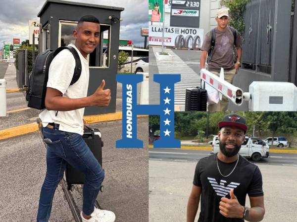 Así fue la llegada de los primeros futbolistas al hotel de concentración.