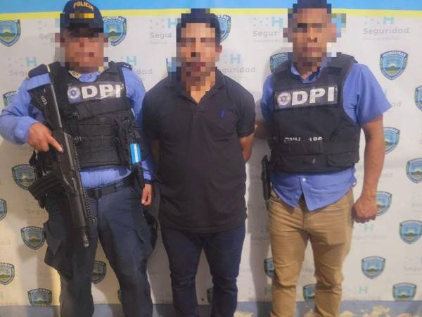 El sospechoso fue detenido por agentes de la Dirección Policial de Investigaciones.