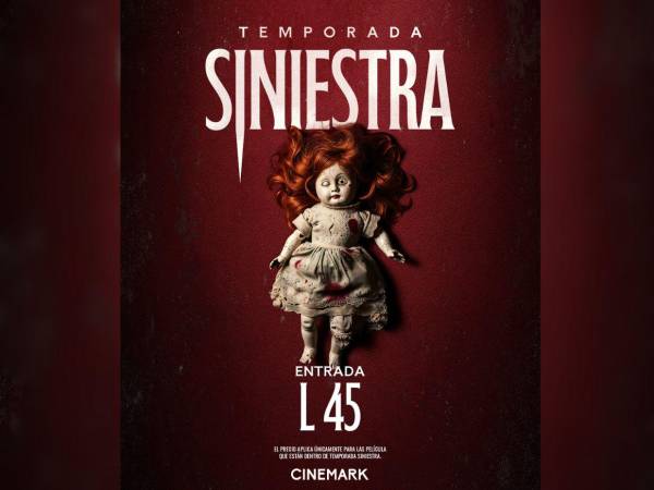 Las mejores películas de miedo regresan con la Temporada Siniestra 2025 de Cinemark. Reviví los clásicos de terror en la gran pantalla.