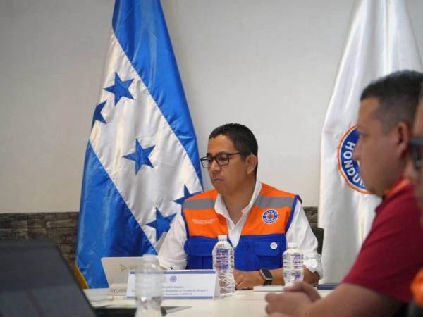 El titular de la Secretaría de Gestión de Riesgos y Contingencias Nacionales (Copeco), Reinaldo Sánchez, brindó detalles del plan.