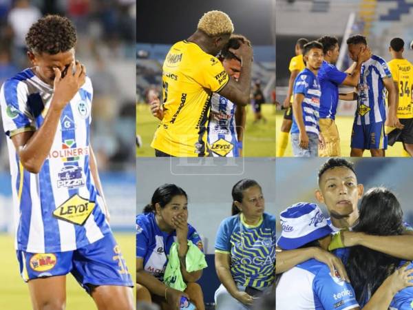 Victoria no pudo recuperarse de la adversidad y este jueves consumó un nuevo descenso en la Liga Nacional de Honduras. Las postales de tristeza.