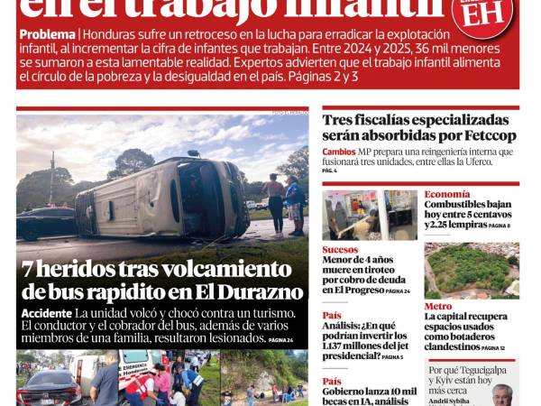 261 mil niños atrapados en trabajo infantil