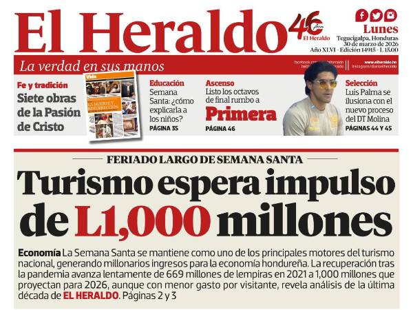Turismo espera impulso de L1,000 millones