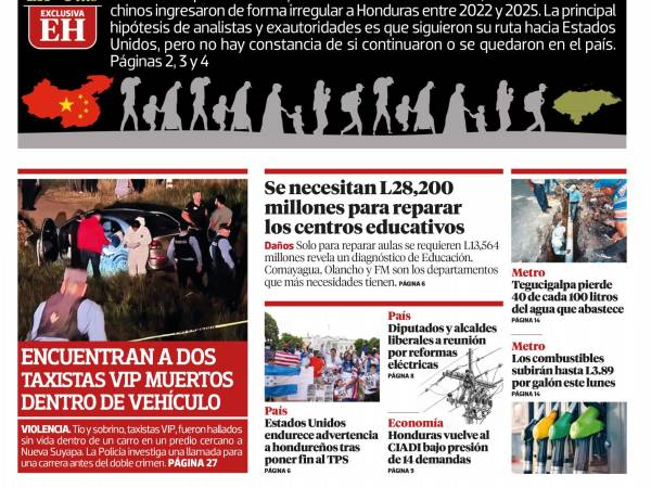 24 mil chinos entraron y no se sabe dónde están