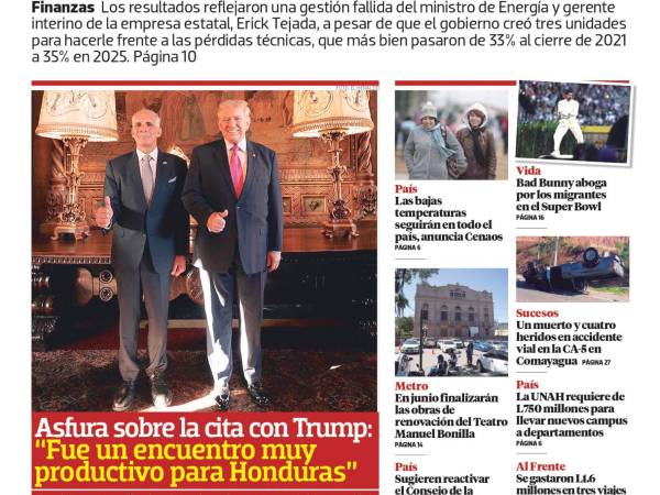 Pérdidas de la ENEE subieron en L6,800 millones de 2021-2025