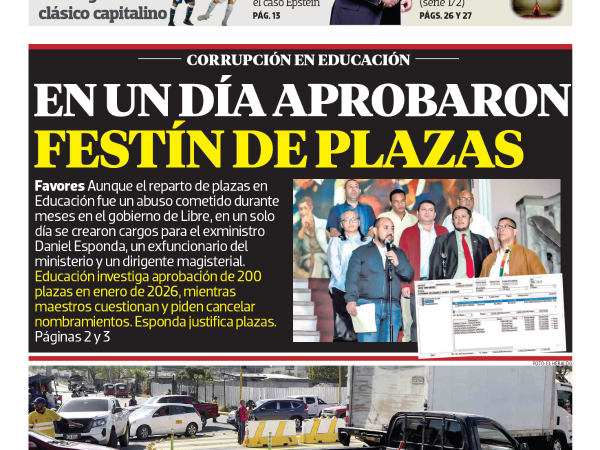 En un día se aprobaron festín de plazas