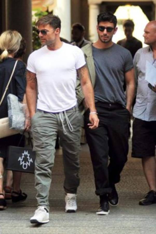 Ricky Martin sigue disfrutando de su nuevo romance en Italia