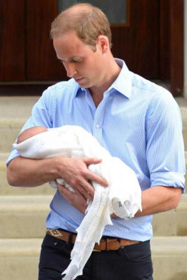 El primer viaje oficial del príncipe George