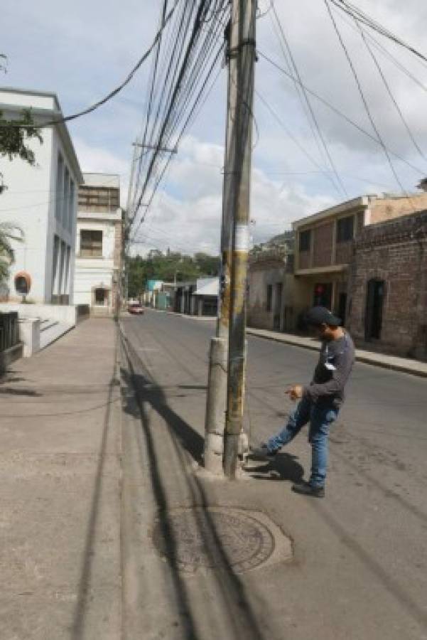 Más de 330 puntos negros deterioran el centro histórico de la capital de Honduras