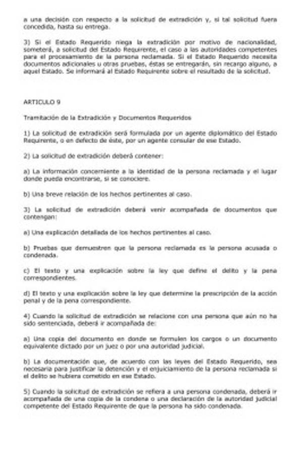 Honduras: La Cancillería oficializa que no pedirá a Wilter Blanco