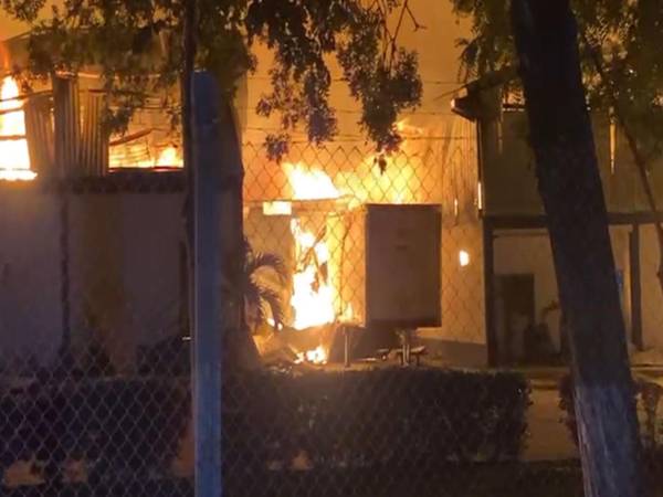 El siniestro se registró la noche de este martes.