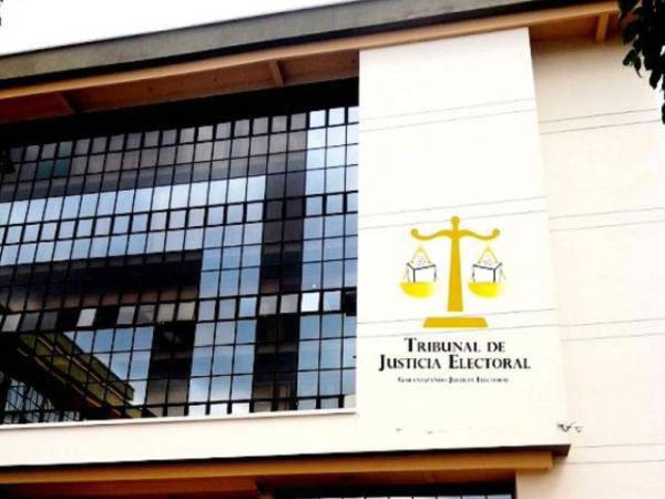 Imagen de archivo de la fachada del Tribunal de Justicia Electoral.