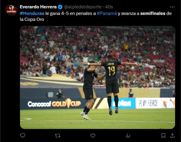 Así reaccionan los medios y periodistas tras que Honduras eliminara a Panamá de Copa Oro