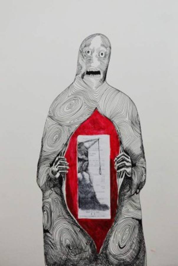 Daniel Valladares: La gráfica que sangra en los afilados pétalos del arte