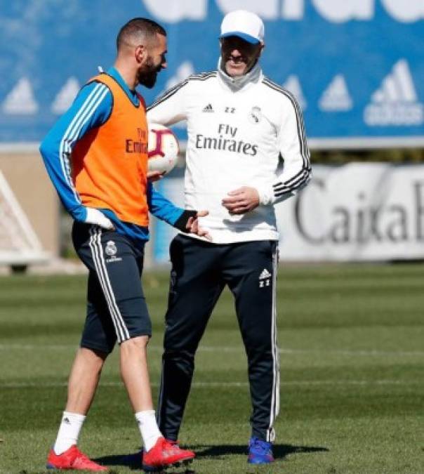 Así fue el primer entrenamiento de Zidane con Real Madrid