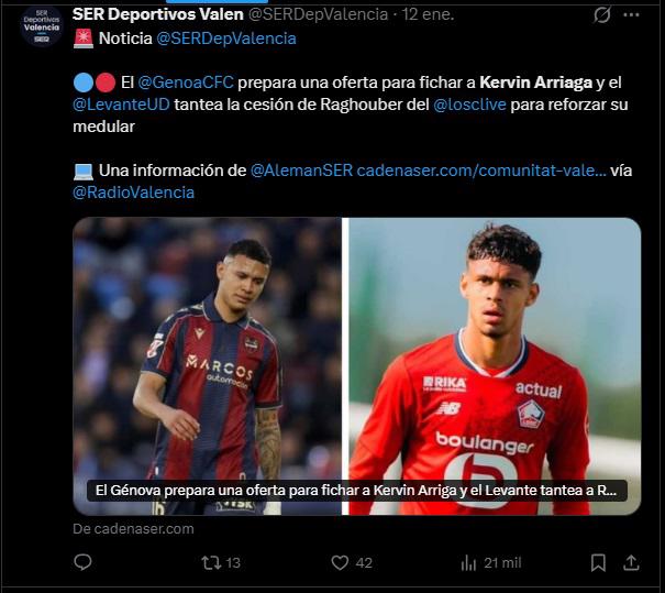 Kervin Arriaga: Lo que dicen los medios de España he Italia por posible fichaje a la Serie A