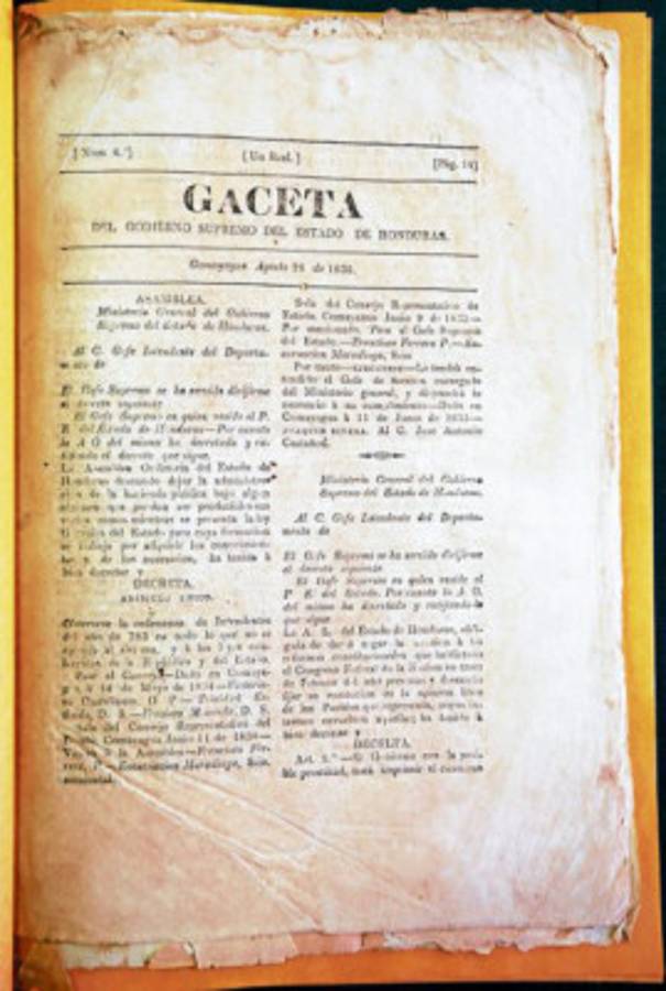 Honduras: Tres siglos en papel periódico