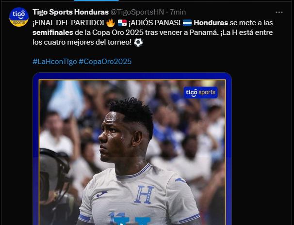 Así reaccionan los medios y periodistas tras que Honduras eliminara a Panamá de Copa Oro