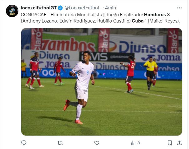 Así reaccionan medios nacionales e internacionales tras triunfo de Honduras ante Cuba