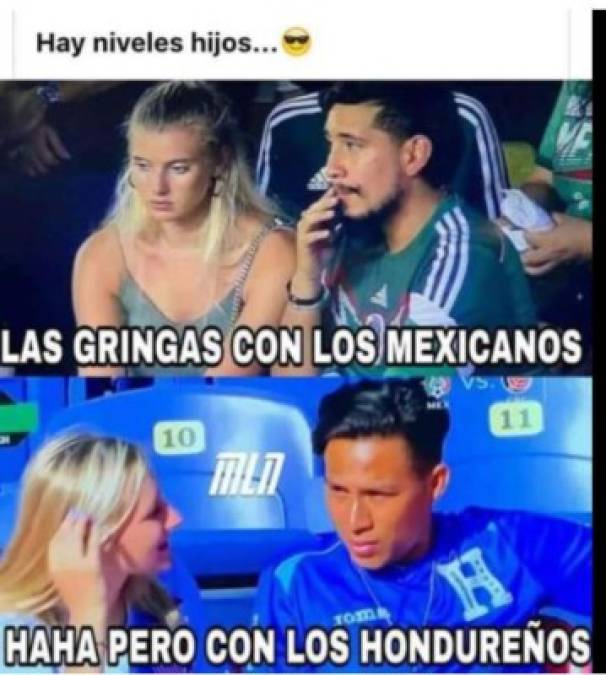 Relación entre gringa y mexicano presentes en partido de Copa Oro causa revuelvo en redes con memes