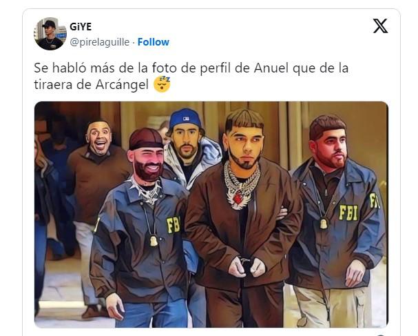 Los memes que dejó la tiradera de Arcángel a Anuel AA