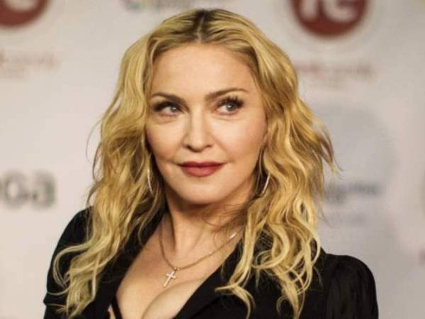 La estrella del pop Madona.