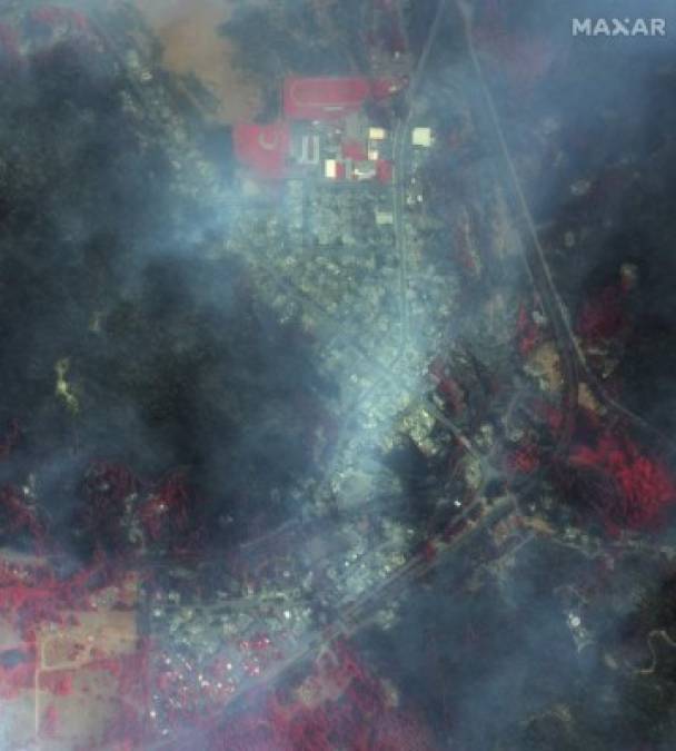 Cenizas, humo y estructuras carbonizadas: Incendio en California sigue creciendo (FOTOS)
