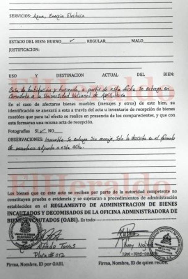 Más de medio millón gasta al mes la UNA en bienes incautados a los Amador