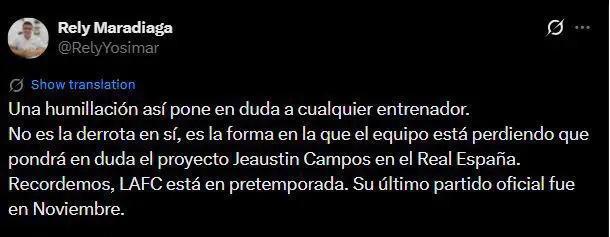 Mr Chip y famoso hondureño explotan: La reacción de la prensa tras goleada de LAFC a Real España