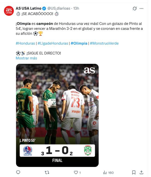 Lo que dicen los medios internacionales sobre título 40 del Olimpia