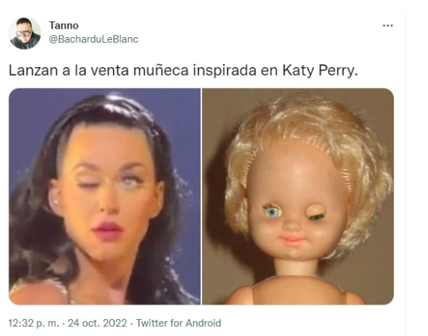 Los memes que dejó el extraño movimiento de ojo de Katy Perry